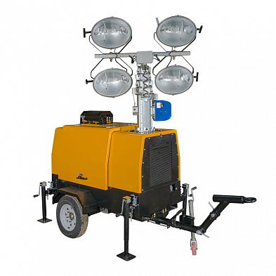 Мачта осветительная Light-Techno LT41 (MH 4х1000 - высота 9 метров) с двигателем Yangdong (модификация 1)